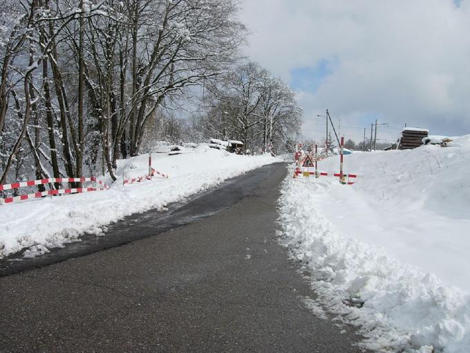 ...versinkt im Schnee.