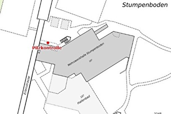 Standortplan Pilzkontrolle