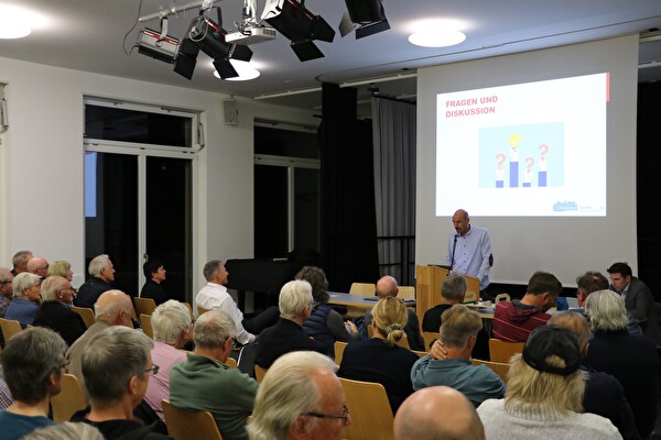 Publikum beim Zuhören