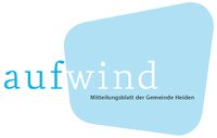Logo des Mitteilungsblattes aufwind der Gemeinde Heiden