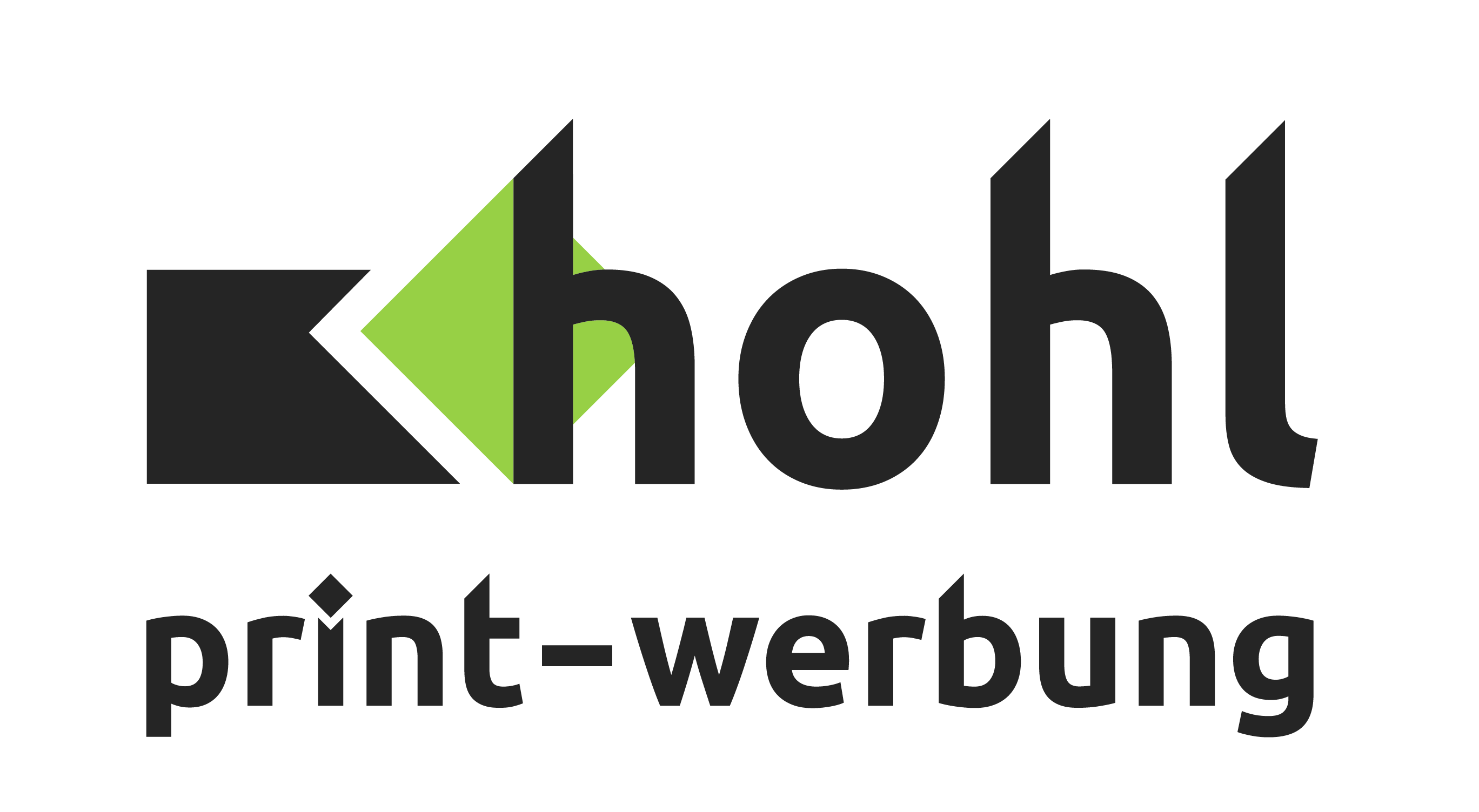 Logo hohl print-werbung
