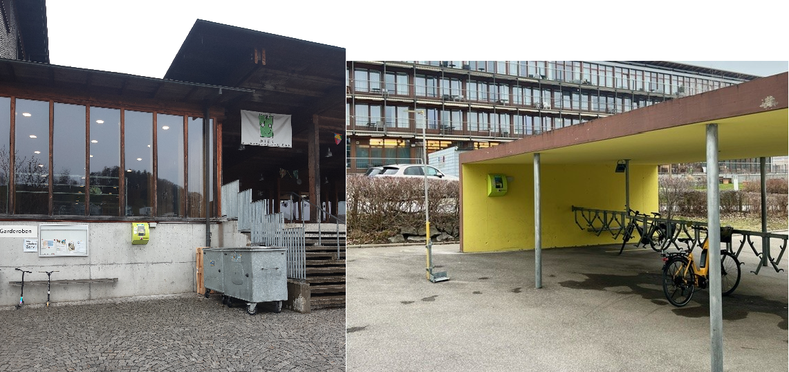 Defibrillatoren-Standorte