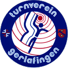 Logo des Turnvereins mit stilisiertem Handballspieler