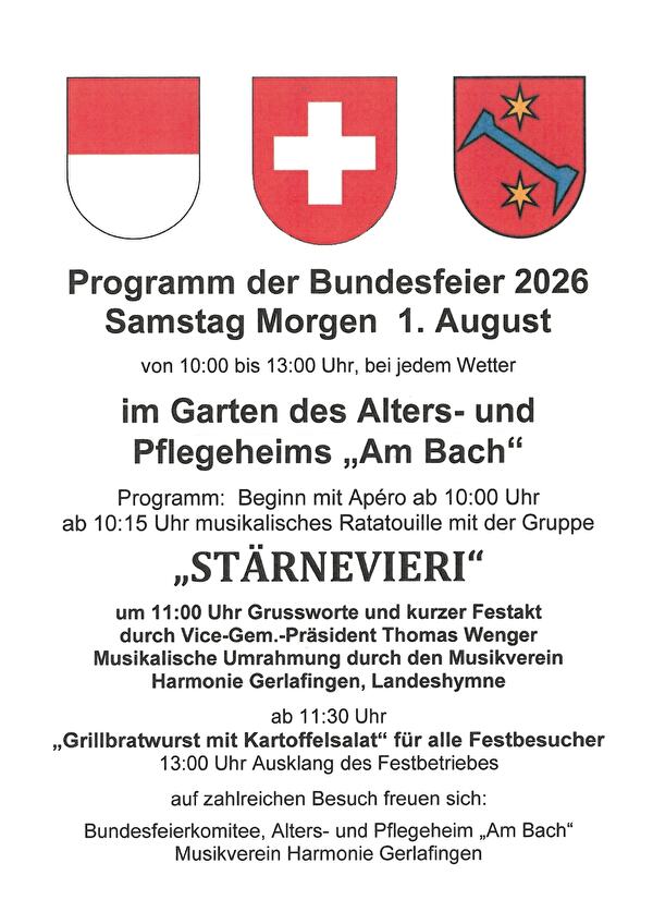 1. August-Feier 2026