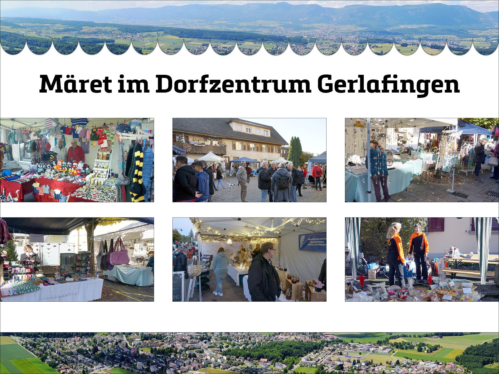 Märet im Dorfzentrum