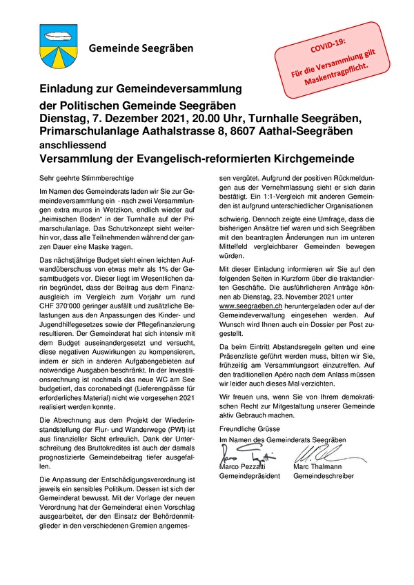 Einladung