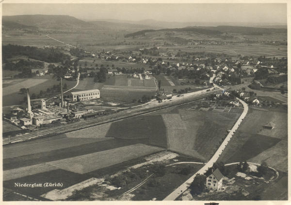 Postkarte Niederglatt, ca. 1930.