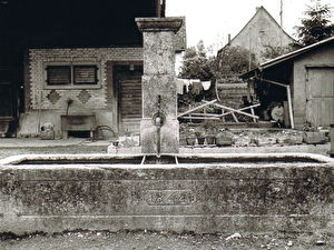 An diesem Brunnen (1844) konnte das heimkehrende Vieh getränkt werden. Der Brunnen ist heute, im Jahre 2011, noch an der Grafschaftstrasse zu bewundern (neben dem Volgladen).