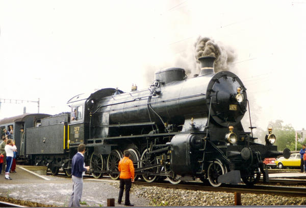 11. Mai 1985
Dampflokzug anl. Einweihung Doppelspur/Halbstundentakt