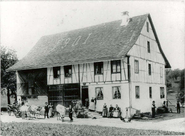 Foto um 1900
Haus zum Sonnenberg, Familie Vogel.