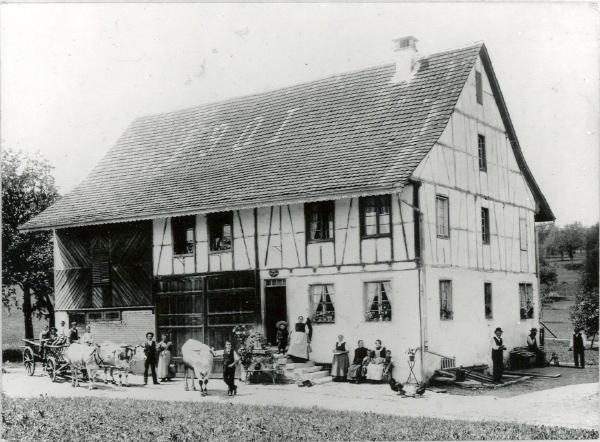 Foto um 1900
Haus zum Sonnenberg, Familie Vogel.