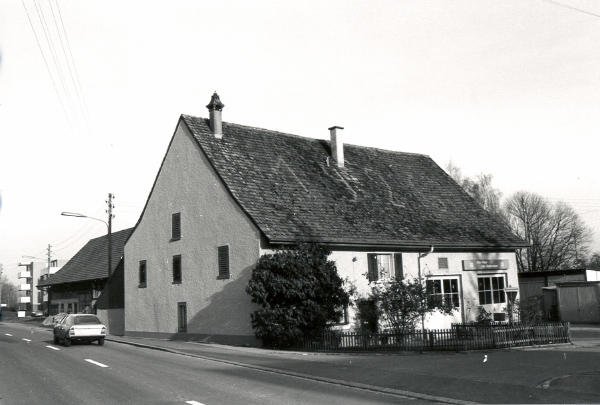 Foto 1977
Haus des ehemaligen H. Müllers mit der Malerwerkstatt O. Rüeger