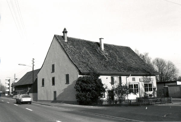 Foto 1977
Haus des ehemaligen H. Müllers mit der Malerwerkstatt O. Rüeger