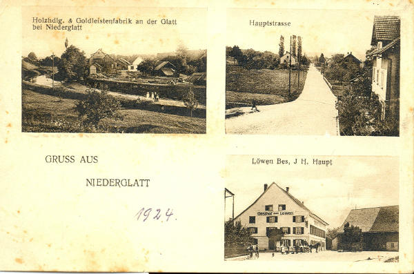Wie die Gruss- und Postkarten vor den Luftaufnahmen aussahen.