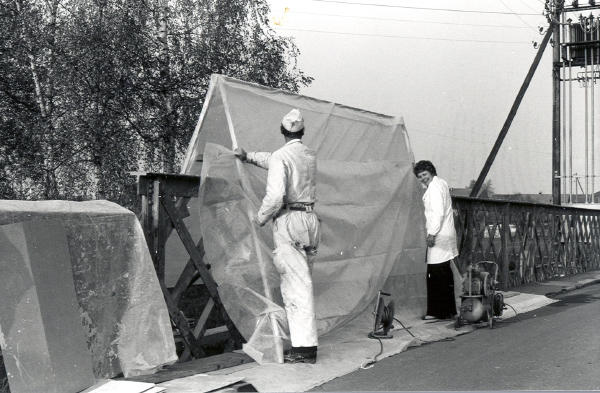 Die untere Glattbrücke wird saniert.