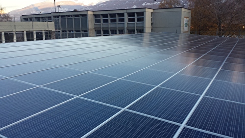 Panneaux solaire école des Plantys
