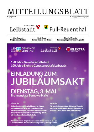 Mitteilungsblatt April 2016