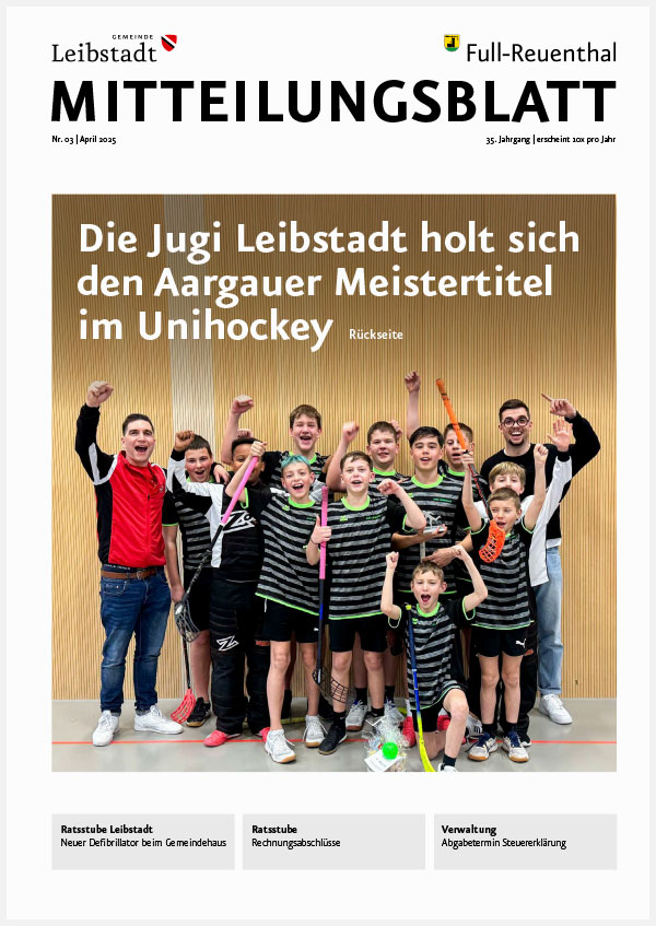 Mitteilungsblatt April 2025