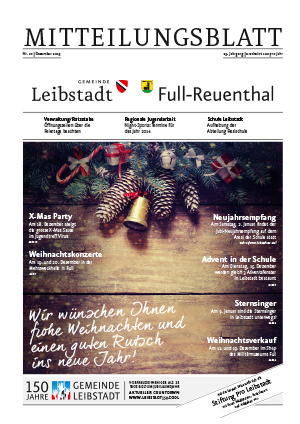 Mitteilungsblatt Dezember 2015