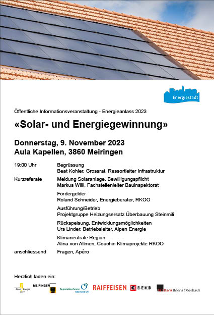 Energieanlass 9.11.2023