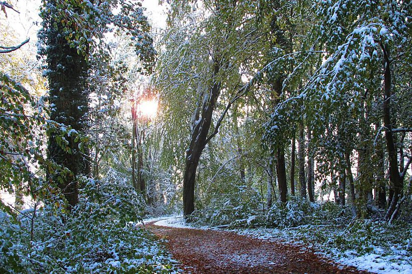 muss nicht vom Wandern abhalten. Es entstehen ganz neue Bilder.