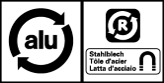 Icon Aluminium und Stahlblech 