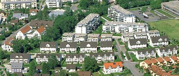 Die neuen Quartiere Mühleweiher und Rietpark.