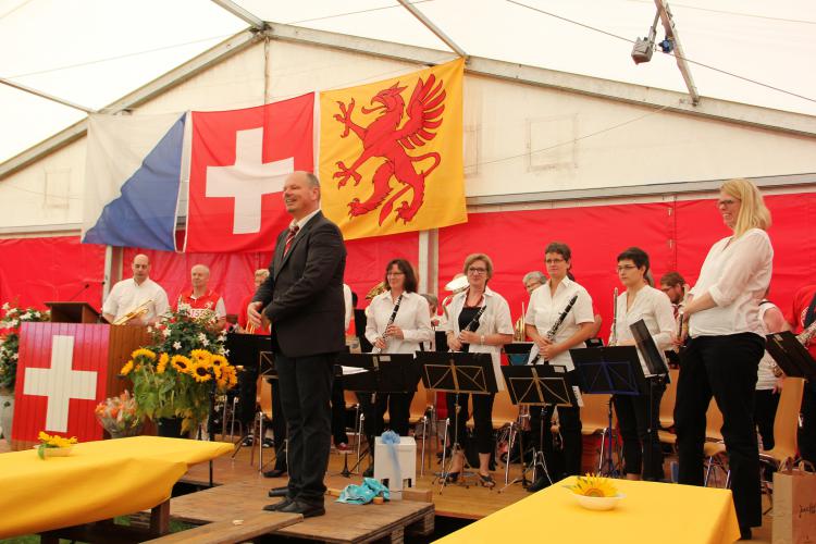 Musikalische Umrahmung durch die Dorfmusig Gryfesee
