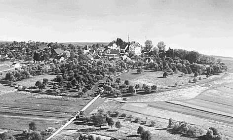 1925 gab es rings um das Städtchen Greifensee nur Obstbäume, Wiesen und Äcker. 
