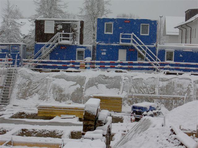 Eigentlich ist das der erste "richtige" Schnee im Unterland in der Saison 2006/2007.