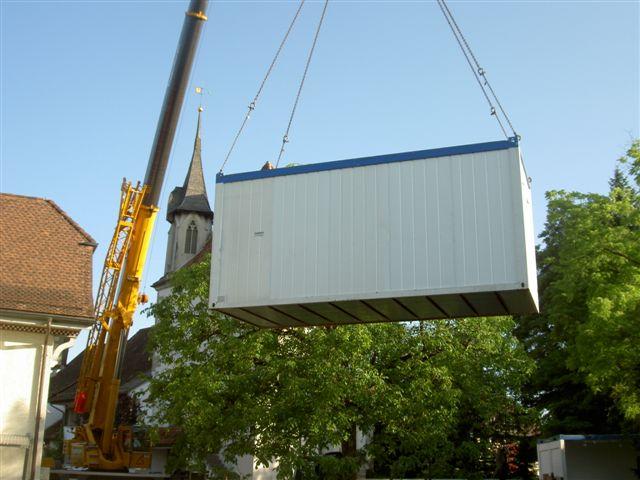 Bürocontainer ohne Fenster?