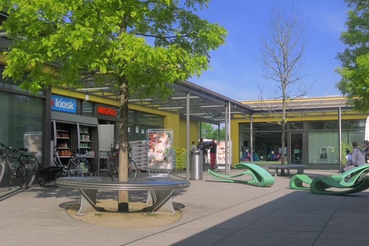 Im Ladenzentrum Meierwis gibt es eine Reihe von Geschäften. Sie finden u.a.: Post, Apotheke, Lebensmittelgeschäfte (Migros, Denner), Coiffeur, Restaurant, Kiosk.