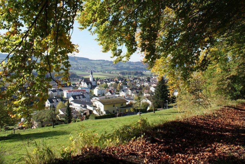 Rütihubelstrasse auf Dorfteil Triengen