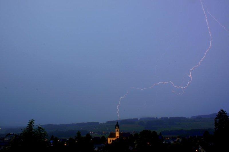 Donnerwetter über Triengen