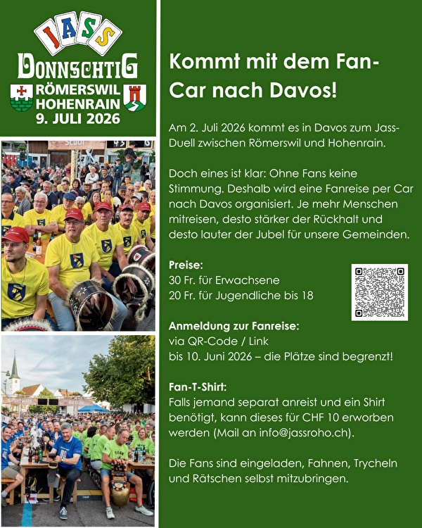 Flyer Anmeldung Fanreise