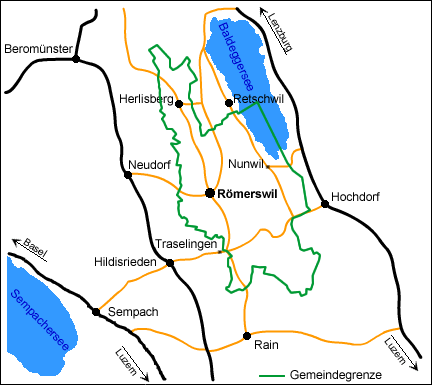 Lageplan Römerswil
