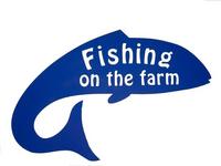 Logo fishing on the farm