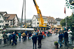 Bild: Einbau Blumenbrücke