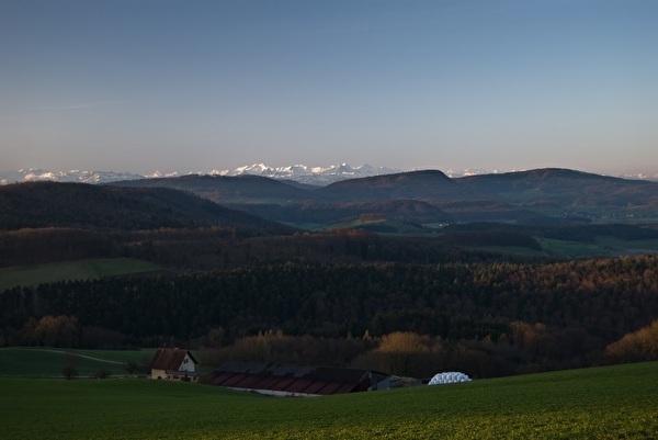 Cheisacher mit Blick auf Schynberg. Foto Edwin Rüede