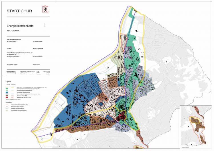 Energierichtplankarte Chur Juni 2019