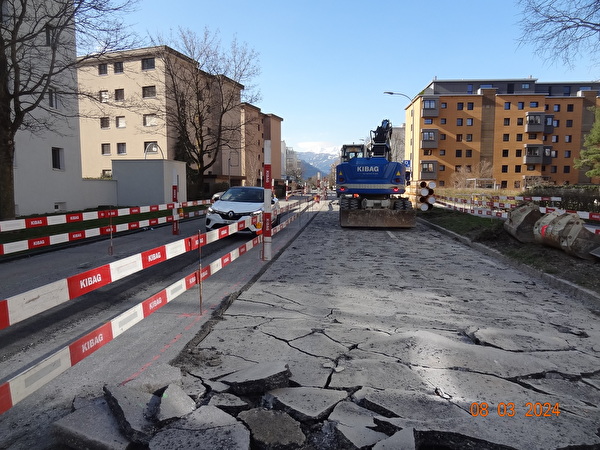 Baustelle Giacomettistrasse