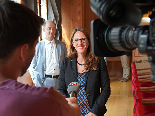 Medienkonferenz Rathaus Chur