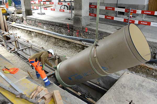 Erneuerung der Kanalisation Ringstrasse im Jahr 2017