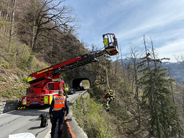 Arosastrasse Töffahrer verunfallt Stadt Chur