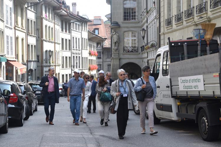 Die Altstadt von Fribourg hat bei den Teilnehmerinnen und Teilnehmern der Landsitzung nachhaltigen Eindruck hinterlassen und teilweise Erinnerungen geweckt.