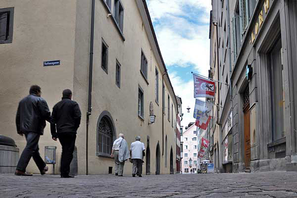 Die Reichsgasse war ein Nadelöhr für die Fuhrleute auf dem Weg über die Alpenpässe zwischen Norden und Süden.