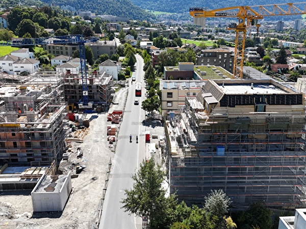 Cadonaustrasse vor Baubeginn