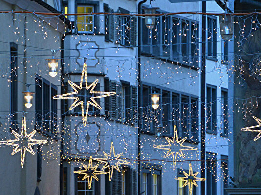 Weihnachtsbeleuchtung Poststrasse Chur