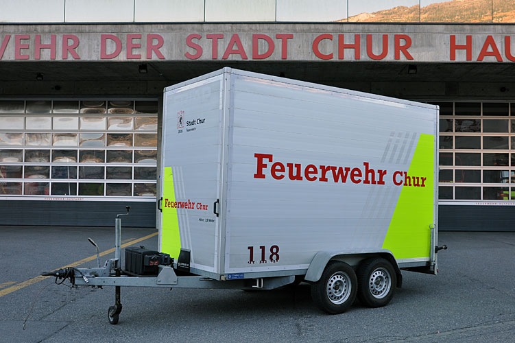 Universalanhänger mit Seilzug

Einsatzzweck
- Transport von Einsatzmaterial