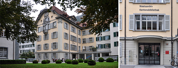 Kantonsbibliothek und Staatsarchiv - Gedächtnis Graubündens.